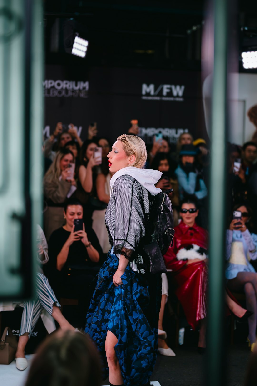 fashion influencer on stage